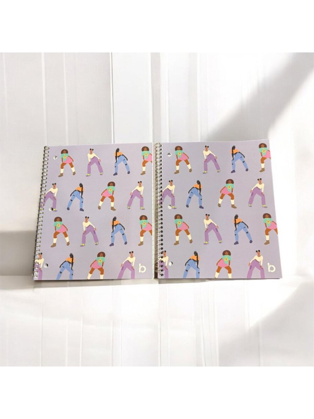 Be Rooted 1 Subject Notebook 70 Sheets Lined Paper 8.5x10.5" Dancing Girl Design